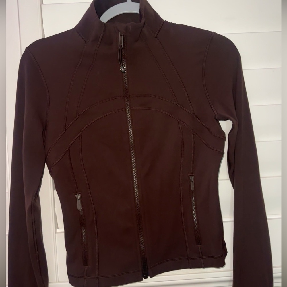Lululemon espresso cropped define jacket